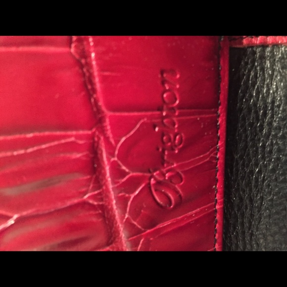 Brighton red leather wallet purse. - Picture 5 of 5